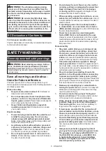 Preview for 5 page of Makita DMP180Z Instruction Manual