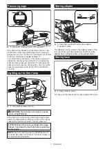 Предварительный просмотр 7 страницы Makita DMP180ZO Instruction Manual