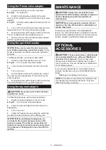 Preview for 11 page of Makita DMP181 Instruction Manual