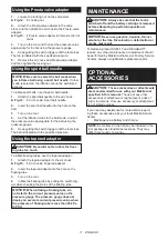 Preview for 11 page of Makita DMP181Z Instruction Manual