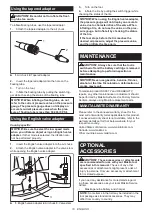 Предварительный просмотр 10 страницы Makita DMP181ZX Instruction Manual