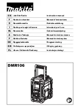 Предварительный просмотр 1 страницы Makita DMR106B Instruction Manual