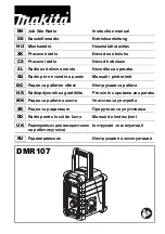 Makita DMR107 Instruction Manual предпросмотр