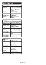 Preview for 126 page of Makita DMR108N Instruction Manual