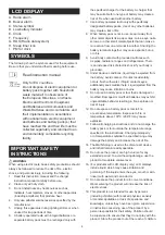 Preview for 4 page of Makita DMR113 Instruction Manual