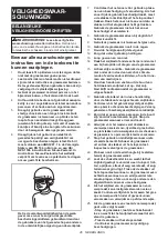 Предварительный просмотр 46 страницы Makita DOLMAR EM411 Instruction Manual