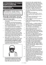 Предварительный просмотр 97 страницы Makita DOLMAR EM411 Instruction Manual