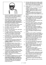 Предварительный просмотр 121 страницы Makita DOLMAR EM411 Instruction Manual