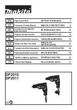 Preview for 1 page of Makita DP2010 Instruction Manual