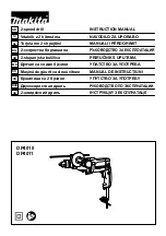 Makita DP4010 Instruction Manual preview