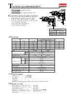 Makita DP4011 Technical Information предпросмотр