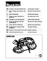 Preview for 1 page of Makita DPB180 Instruction Manual