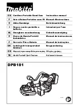 Preview for 1 page of Makita DPB181RME Instruction Manual