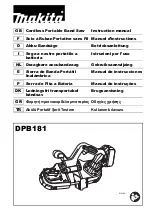 Предварительный просмотр 1 страницы Makita DPB181RME Instruction Manual