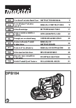 Preview for 1 page of Makita DPB184 Instruction Manual
