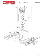 Preview for 1 page of Makita DPC 7001 Parts Breakdown