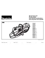 Makita DPC6410 (UK) Spare Parts List предпросмотр