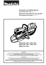 Preview for 1 page of Makita DPC6430 Instruction And Safety Manual