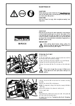 Preview for 21 page of Makita DPC6430 Instruction And Safety Manual