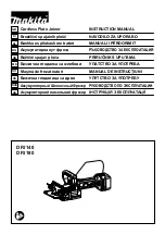 Preview for 1 page of Makita DPJ140 Instruction Manual