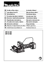 Makita DPJ140ZJ Instruction Manual preview