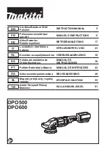 Makita DPO500 Instruction Manual preview