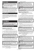 Предварительный просмотр 13 страницы Makita DPP200 Instruction Manual