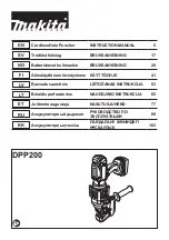 Preview for 1 page of Makita DPP200ZK Instruction Manual