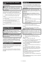 Предварительный просмотр 14 страницы Makita DPP200ZK Instruction Manual