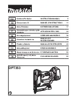 Preview for 1 page of Makita DPT353 Instruction Manual