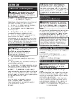 Preview for 22 page of Makita DPT353 Instruction Manual