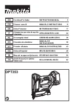 Preview for 1 page of Makita DPT353Y1J Instruction Manual