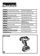 Makita DPV300 Instruction Manual preview