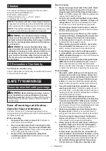 Preview for 3 page of Makita DRS780Z Instruction Manual