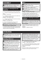 Preview for 7 page of Makita DRV150 Instruction Manual