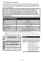 Preview for 47 page of Makita DSC250 Instruction Manual