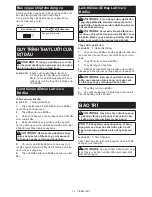 Preview for 31 page of Makita DSC250 Original Instructions Manual