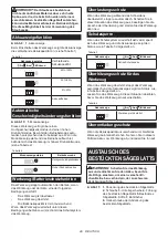 Preview for 49 page of Makita DSC251RT Instruction Manual