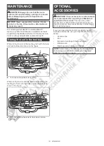 Предварительный просмотр 19 страницы Makita DSL801Z Instruction Manual