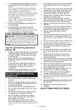 Preview for 12 page of Makita DSP600 Instruction Manual