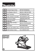 Makita DSP600ZJ Instruction Manual предпросмотр