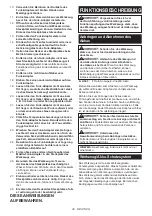 Preview for 38 page of Makita DSP600ZJ Instruction Manual