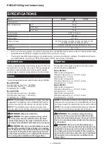 Preview for 9 page of Makita DSP601 Instruction Manual