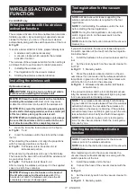 Preview for 17 page of Makita DSP601 Instruction Manual