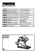 Preview for 1 page of Makita DSP601Z Instruction Manual