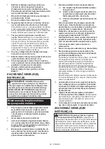 Предварительный просмотр 24 страницы Makita DSP601Z Instruction Manual