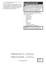 Preview for 116 page of Makita DSP601Z Instruction Manual