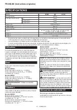 Preview for 21 page of Makita DSP601ZJU Instruction Manual