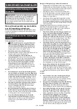 Предварительный просмотр 109 страницы Makita DSP601ZJU Instruction Manual