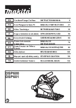 Предварительный просмотр 1 страницы Makita DSP601ZJU2 Instruction Manual